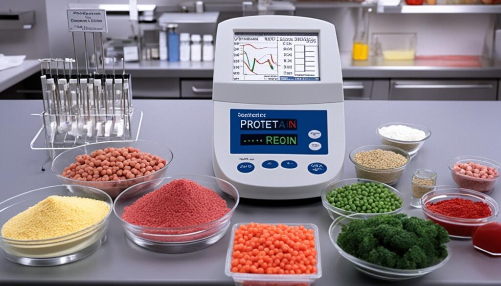 measuring protein levels in food
