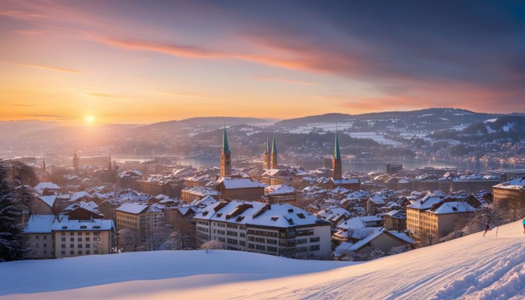 skiing near Zurich