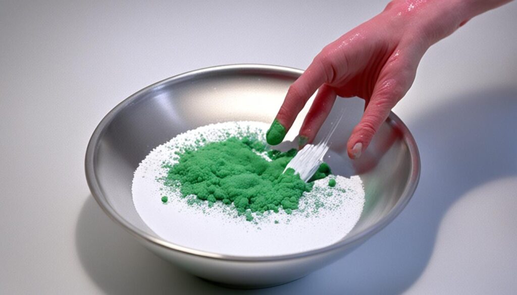 tips for removing food coloring from skin