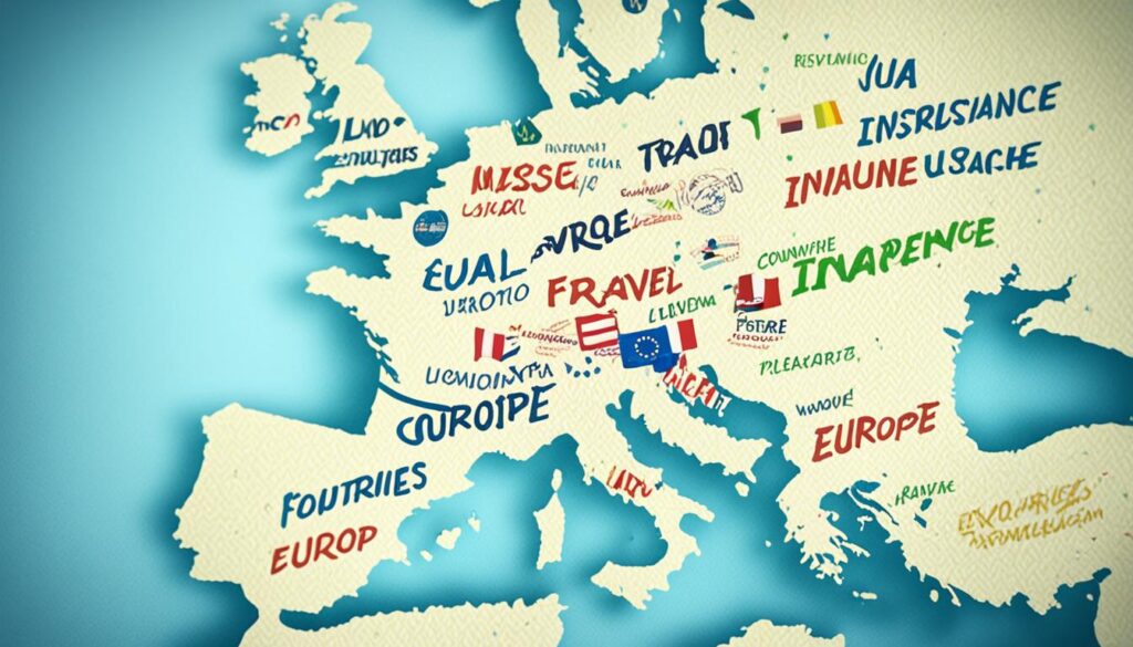 Europe trip insurance countries