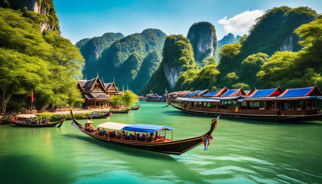 boat transportation in Thailand